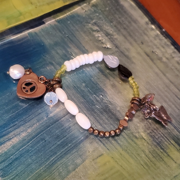 Set of 4 Stretch Charm Bracelets - Picture 7 of 7